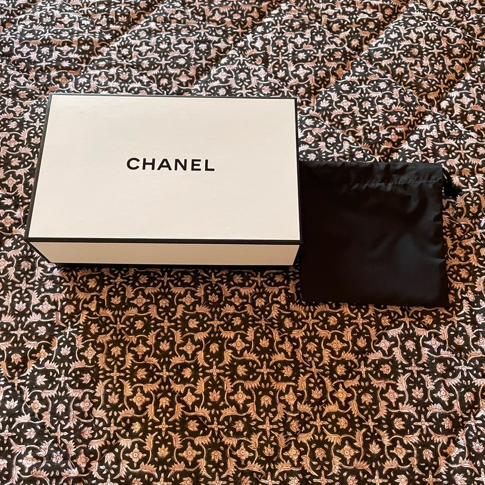 Chanel gift box and pouch